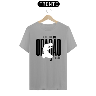 Nome do produto Camiseta Oração é Ação - Clara