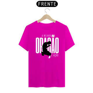 Nome do produto Camiseta Oração é Ação