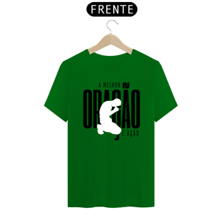 Nome do produto Camiseta Oração é Ação - Clara