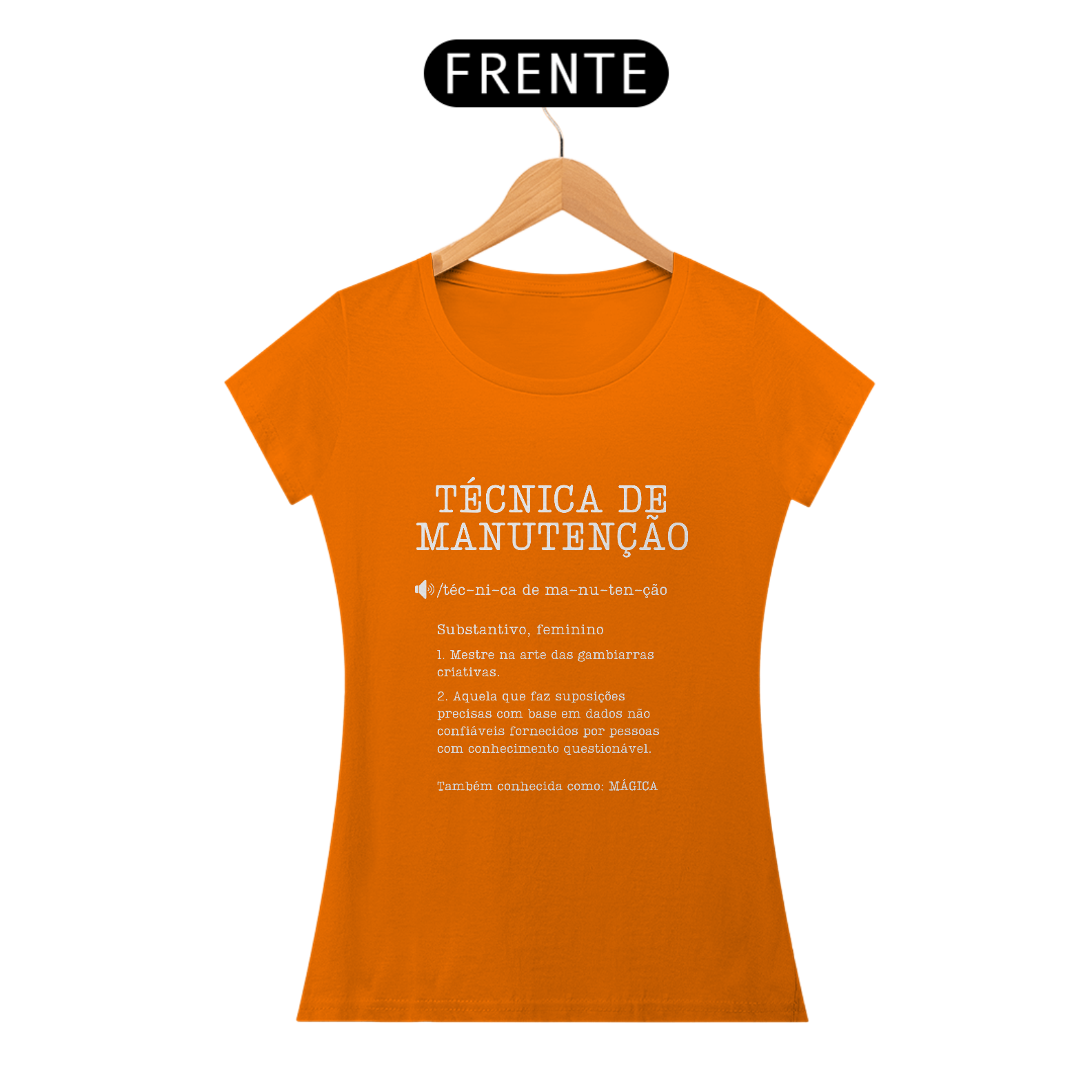 Camiseta Feminina Técnica de Manutenção