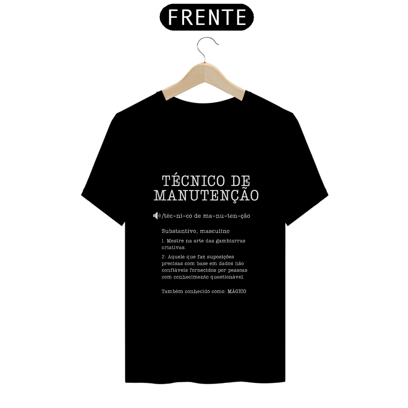 Camiseta Masculina Técnico de Manutenção