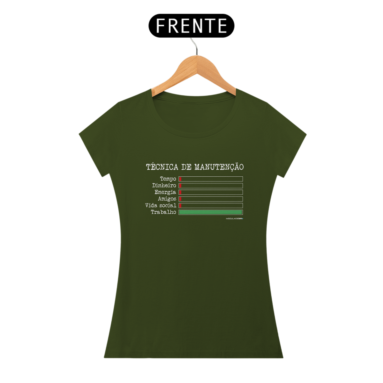 Camiseta Feminina Dilemas da Manutenção