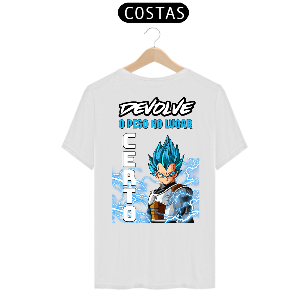 Nome do produto: Devolve o peso certo - Vegeta
