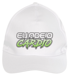 Nome do produto Eu odeio cardio - boné