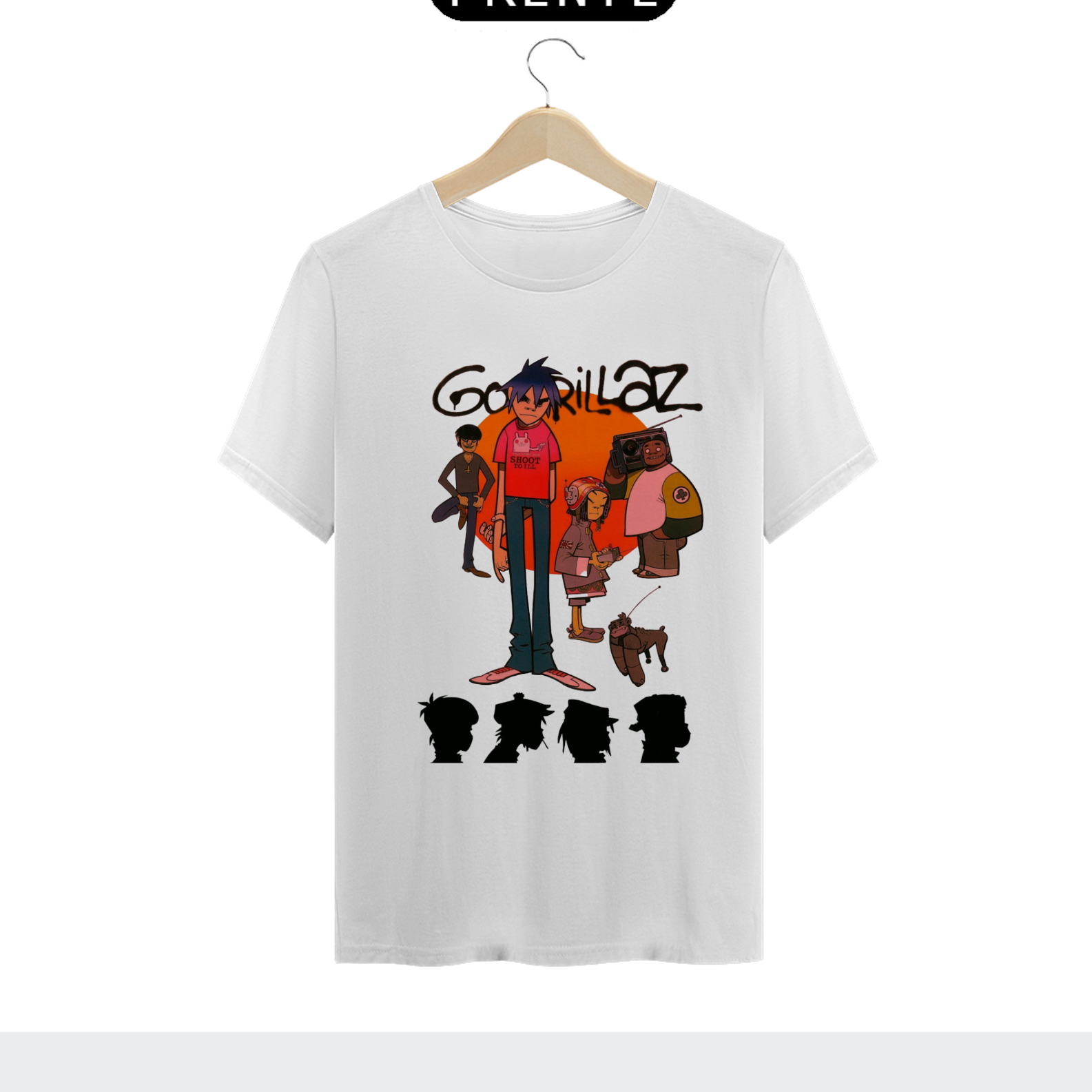 Camiseta Gorillaz