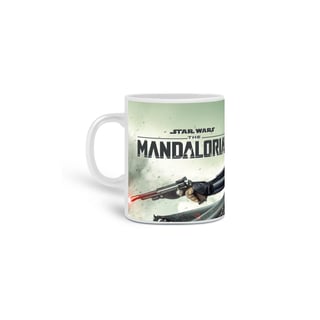 Nome do produto Caneca Branca personalizada - Star Wars The Mandalorian