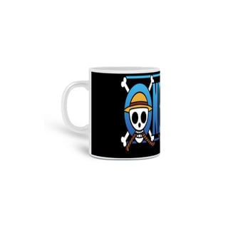 Caneca Branca Personalizada - One Piece