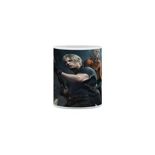 caneca branca personalizada Resident Evil