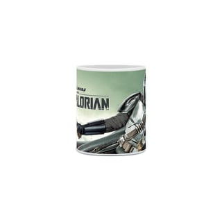 Nome do produto Caneca Branca personalizada - Star Wars The Mandalorian