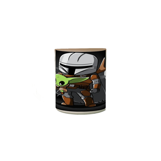 Nome do produto Caneca Magica The Mandalorian Personalizada