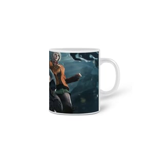 Nome do produto caneca branca personalizada Resident Evil