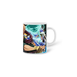 Nome do produto Caneca Branca  Personalizada One Piece - Zoro