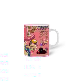 Nome do produto Caneca Branca One Piece - Tony Tony Choper