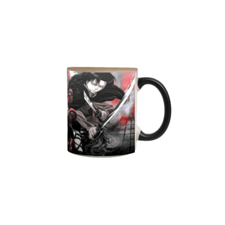 Nome do produto Canaca Magica Atack on Titan - Levi