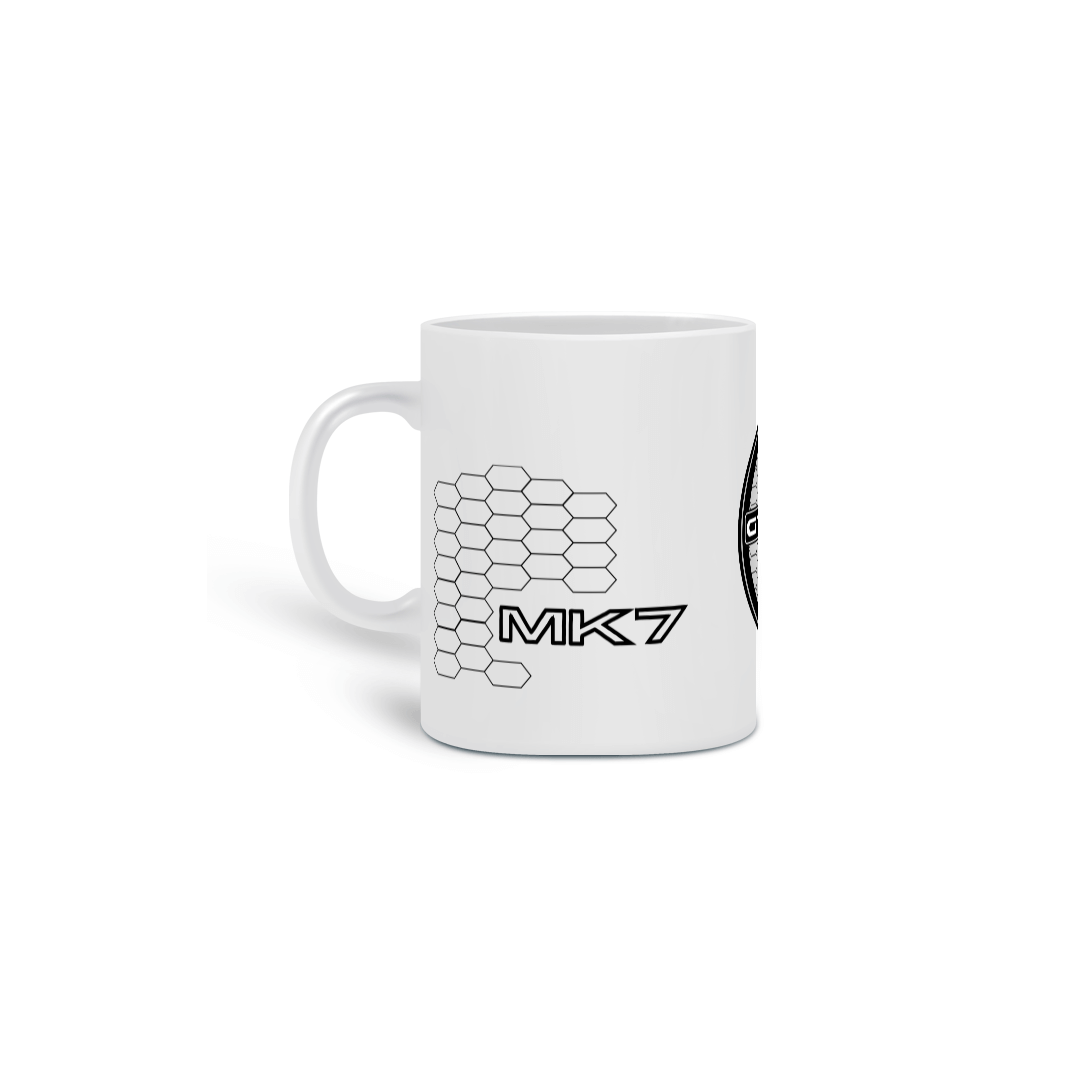 Nome do produto: CANECA GTI MK7 COM LOGO COLMEIA