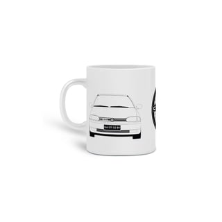CANECA GTI G2 8V COM LOGO COLMEIA