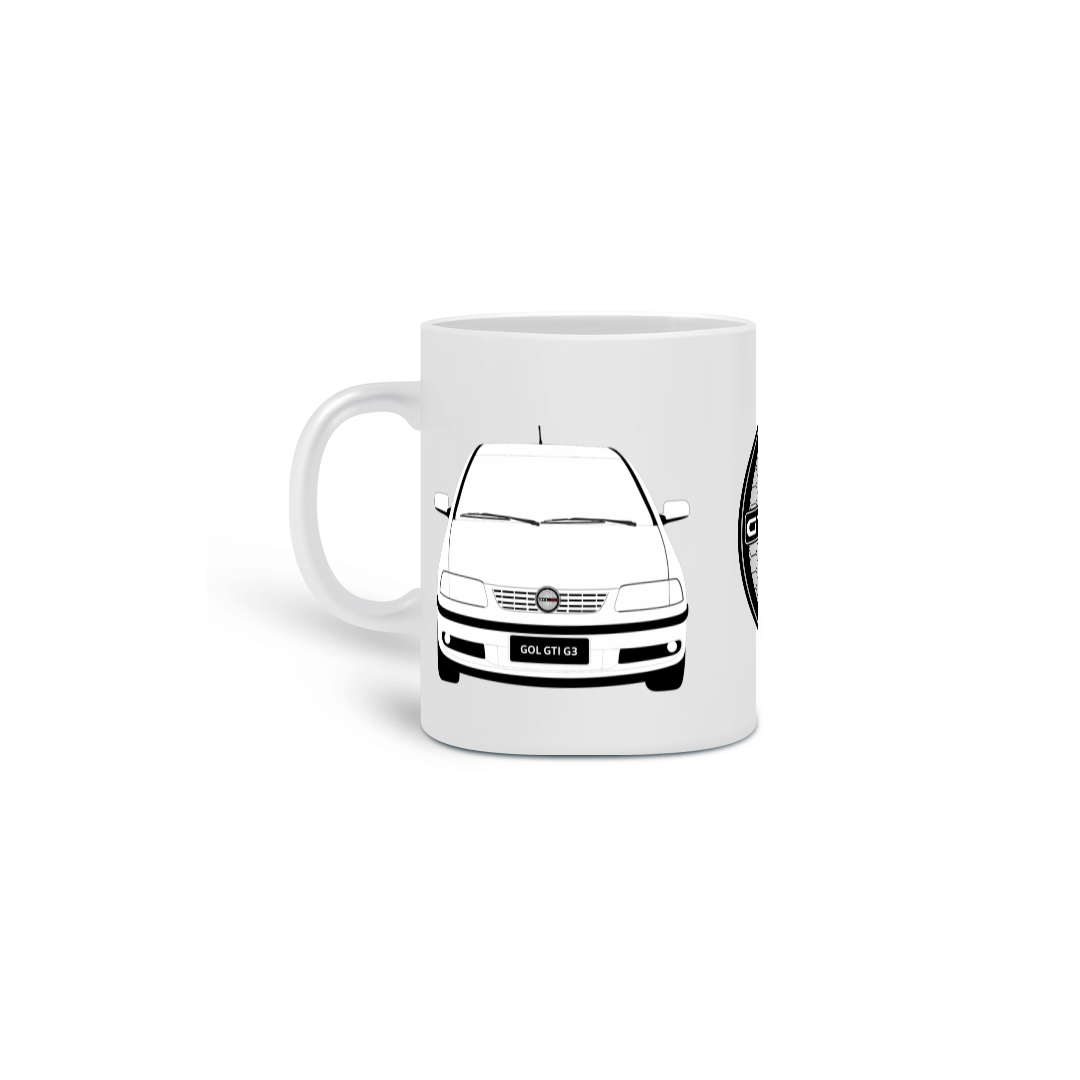 Nome do produto: CANECA GTI G3 COM LOGO COLMEIA