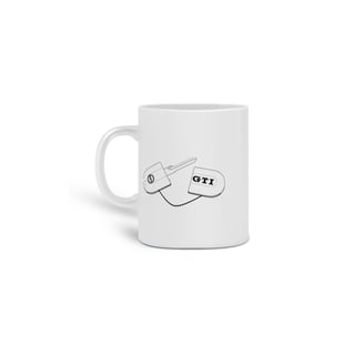 Nome do produto CANECA CHAVE GTI COM LOGO COLMEIA