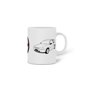 Nome do produto CANECA GTI G2 16V COM LOGO COLMEIA