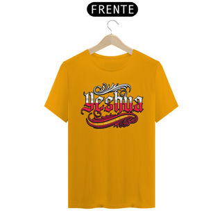 Nome do produto Camiseta masculina básica - Yeshua 3 - arte vermelha