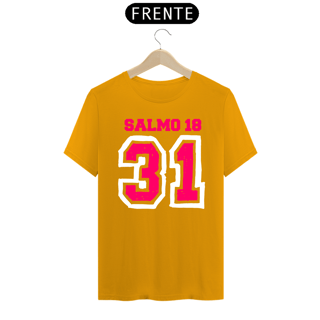 Nome do produto Camiseta masculina básica - Salmo 18:31