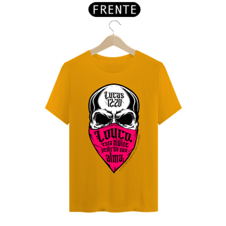 Nome do produto Camiseta masculina básica - Lucas 12:20