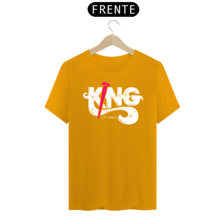 Nome do produto Camiseta masculina básica - King - arte branca