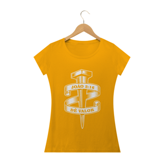 Nome do produto Camiseta feminina básica - João 3:16