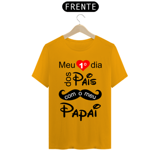Nome do produto Camiseta masculina básica - dia dos pais - meu primeiro dia dos pais 