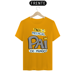 Nome do produto Camiseta masculina básica - dia dos pais - para o melhor pai do mundo