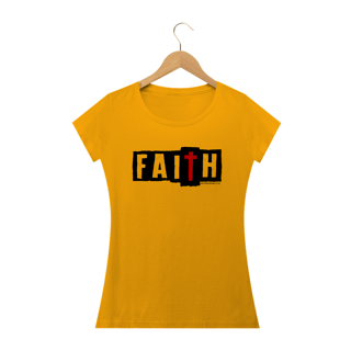 Nome do produto Camiseta feminina básica - Faith