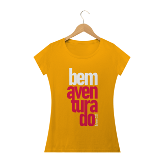Nome do produto Camiseta feminina básica - Bem aventurado
