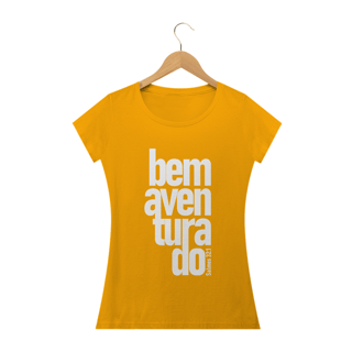 Nome do produto Camiseta feminina básica - Bem aventurado