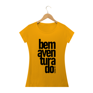 Nome do produto Camiseta feminina básica - Bem aventurado