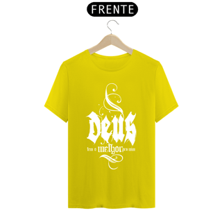 Nome do produto Deus tem o melhor pra mim - Branco