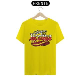 Nome do produto Camiseta masculina básica - Yeshua 3 - arte vermelha