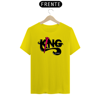 Nome do produto Camiseta masculina básica - King - arte preta