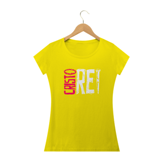 Nome do produto Camiseta feminina básica - Cristo Rei