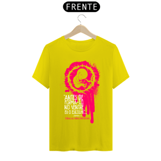 Nome do produto Camiseta masculina básica - Antes de formá-lo - arte vermelha e branca