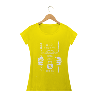 Nome do produto Camiseta feminina básica - Se pois o filho..