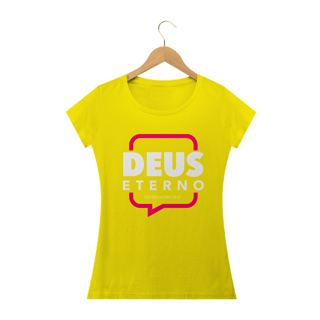 Nome do produto Camiseta feminina básica - Deus eterno