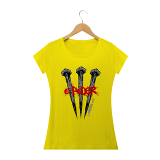 Nome do produto Camiseta feminina básica - O poder