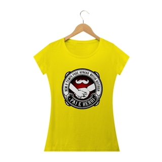 Nome do produto Camiseta feminina básica - Pai e heroi