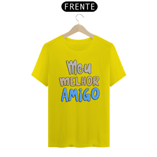 Nome do produto Camiseta masculina básica - dia dos pais - meu melhor amigo - arte colorida
