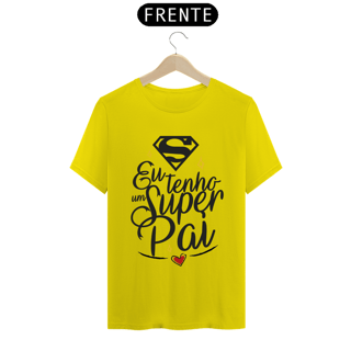 Nome do produto Camiseta masculina básica - dia dos pais - Eu tenho um super pai 