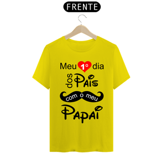 Nome do produto Camiseta masculina básica - dia dos pais - meu primeiro dia dos pais 
