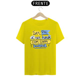 Nome do produto Camiseta masculina básica - dia dos pais - ser pai é ser herói