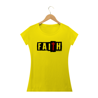 Nome do produto Camiseta feminina básica - Faith