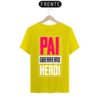 Nome do produto Camiseta masculina básica - dia dos pais - Pai-guerreiro-herói