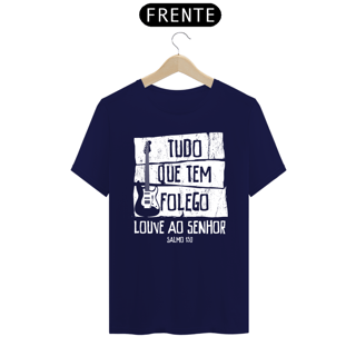 Nome do produto Camiseta masculina básica - Tudo que tem folego